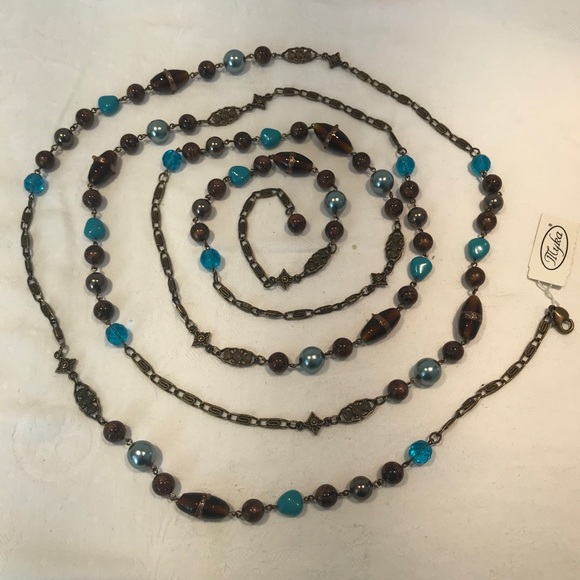 Myka, multi use belt/necklace / Swarovski beads. - Picture 2 of 5